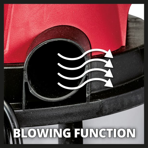 DELAVNIŠKI SESALNIK EINHELL TC-VC 1812 S 12 L; INOX; 1250 W