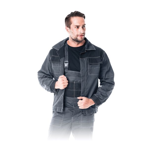 DELOVNA JAKNA REIS MULTIMASTER ŠT.M SIVO / ČRNA