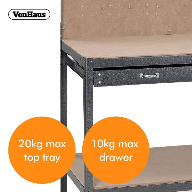 DELOVNI PULT VONHAUS DELOVNA MIZA Z VEZNO STENO