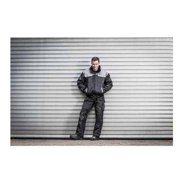 DELOVNE HLAČE ALBATROS DO PASU ALLROUNDER ŠT.XS SIVO/ČRNE