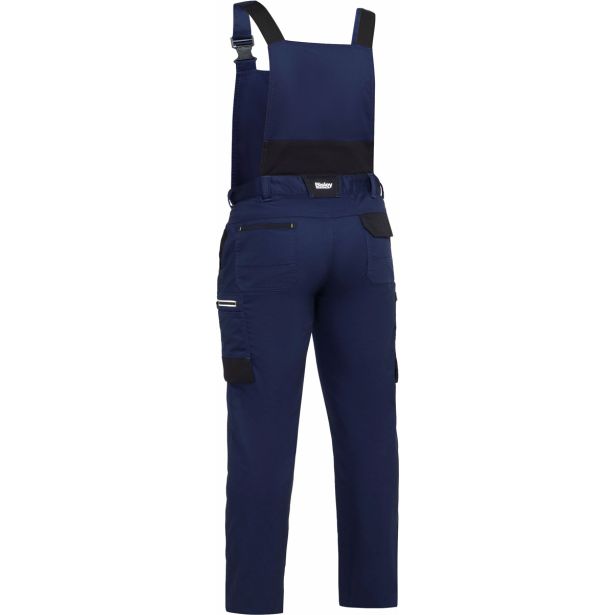 DELOVNE HLAČE BISLEY OLIVER BIB & BRACE FARMER MODRO / ČRNA ŠT. 52 R