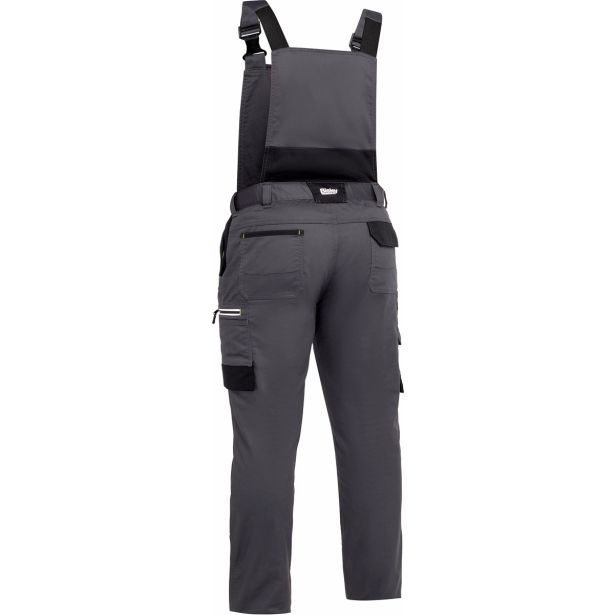 DELOVNE HLAČE BISLEY OLIVER BIB & BRACE FARMER SIVO / ČRNA ŠT. 56 R