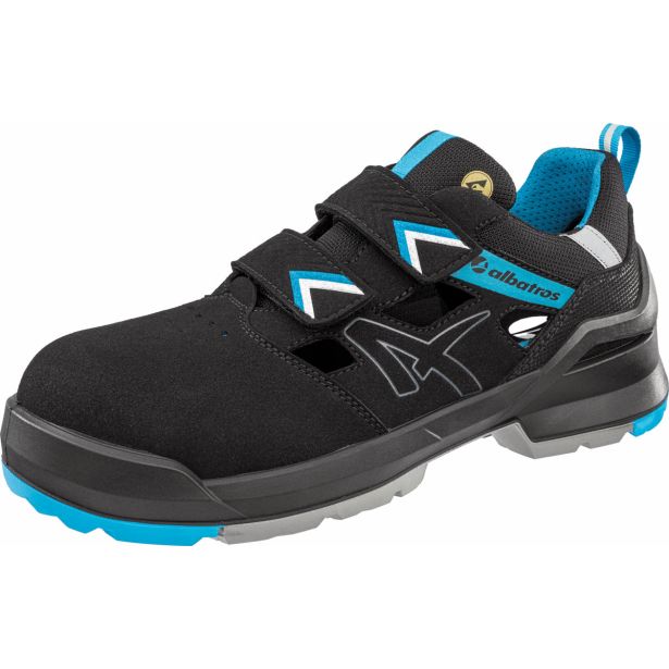 DELOVNI SANDALI ALBATROS FORGE AIR LOW S1 ESD FO SR ČRNO-MODR ŠT.:45