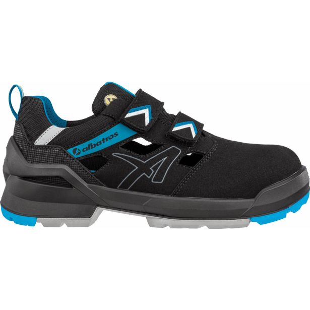 DELOVNI SANDALI ALBATROS FORGE AIR LOW S1 ESD FO SR ČRNO-MODR ŠT.:46