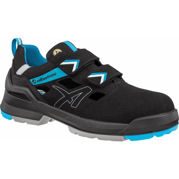 DELOVNI SANDALI ALBATROS FORGE AIR LOW S1 ESD FO SR ČRNO-MODR ŠT.:46