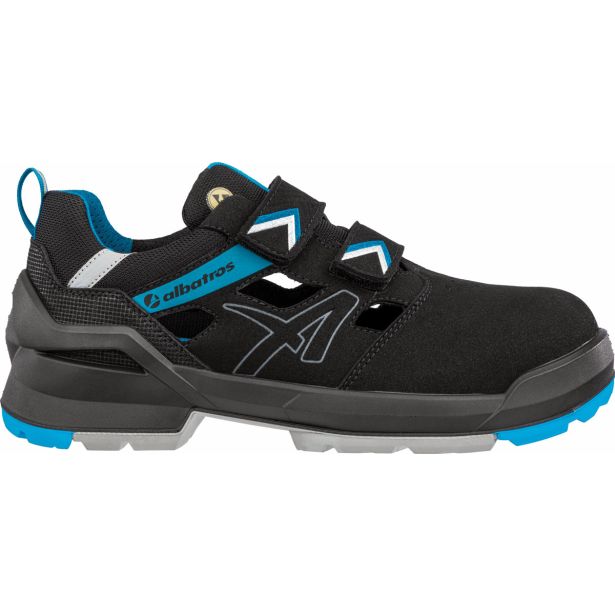 DELOVNI SANDALI ALBATROS FORGE AIR LOW S1 ESD FO SR ČRNO-MODR ŠT.:48