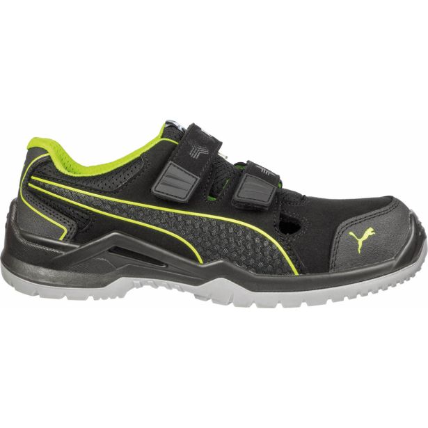 DELOVNI SANDALI PUMA NEODYME GREEN LOW S1P ESD SRC ČRNO-ZELENA ŠT.:44