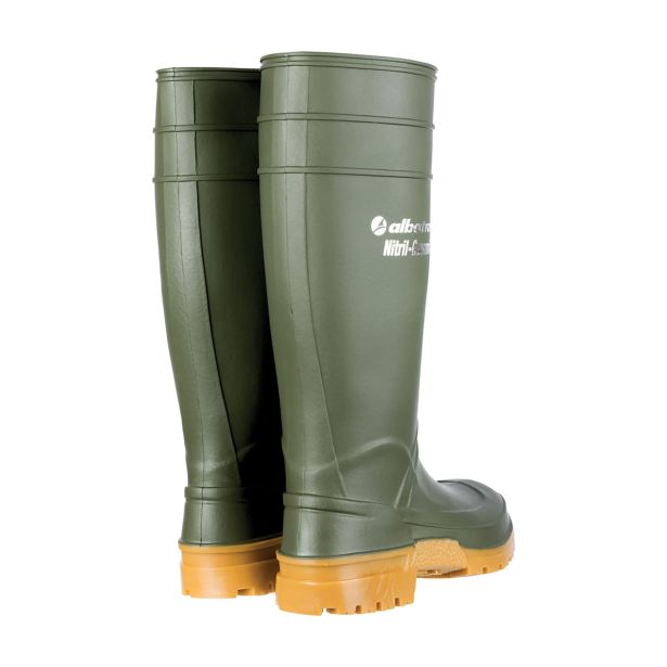 DELOVNI ŠKORNJI ALBATROS VISOKI GUARDIAN, PODLOŽEN ŠT.41, ZELEN, GUMENI