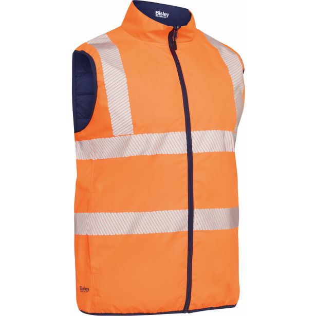 ODSEVNO OBLAČILO BISLEY PUFFER TELOVNIK ORANŽEN ŠT. 3XL OBOJESTRANSKI