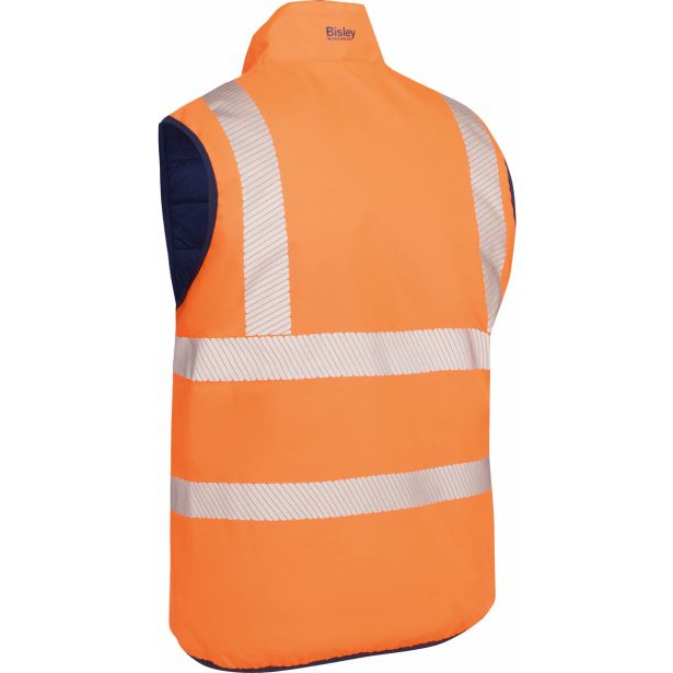 ODSEVNO OBLAČILO BISLEY PUFFER TELOVNIK ORANŽEN ŠT. 3XL OBOJESTRANSKI