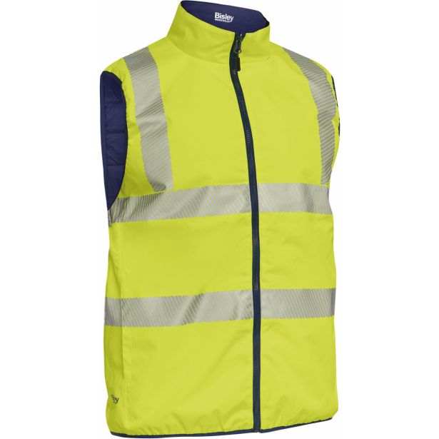 ODSEVNO OBLAČILO BISLEY PUFFER TELOVNIK RUMEN ŠT. 3XL OBOJESTRANSKI