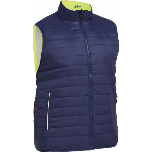 ODSEVNO OBLAČILO BISLEY PUFFER TELOVNIK RUMEN ŠT. 3XL OBOJESTRANSKI