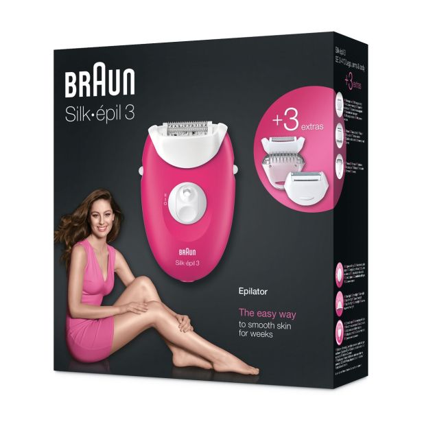 DEPILATOR BRAUN SILK-EPIL 3-3410