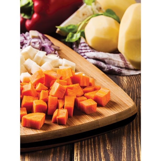 DESKA KAPIMEX 38X28X1.7 CM IZ BAMBUSA IN PLASTIKE ČRNA