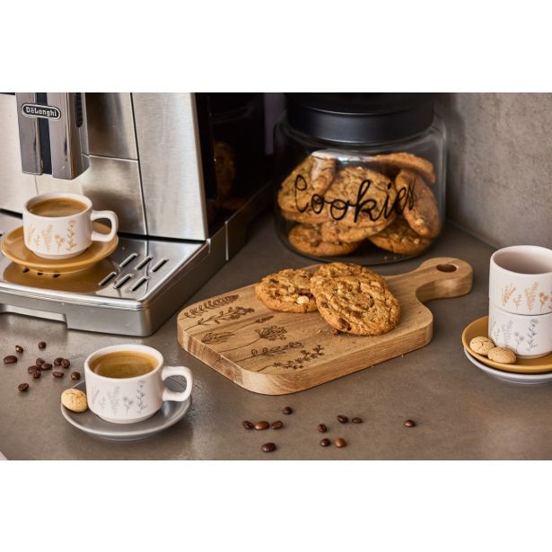 DESKA ZA REZANJE / SERVIRANJE Z ROČAJEM "WILDFLOWERS", AKACIJA FSC 100% SCS-COC-000256   30X17X2 CM