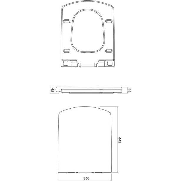 DESKA ZA WC ŠKOLJKO CERSANIT EASY DUROPLAST SOFT CLOSE
