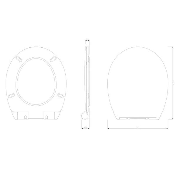 DESKA ZA WC ŠKOLJKO CERSANIT ROMA POLIPROPILEN