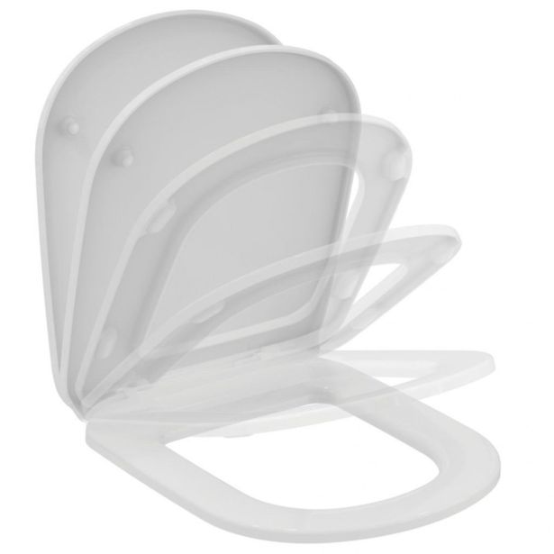 DESKA ZA WC ŠKOLJKO IDEAL STANDARD I.LIFE A SINGLE SOFT CL. PLAST. TEČAJI