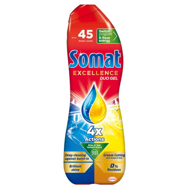 DETERGENT-STROJ.POMIVANJE HENKEL LCH SOMAT GEL LEMON 810 ML 45 PRANJ