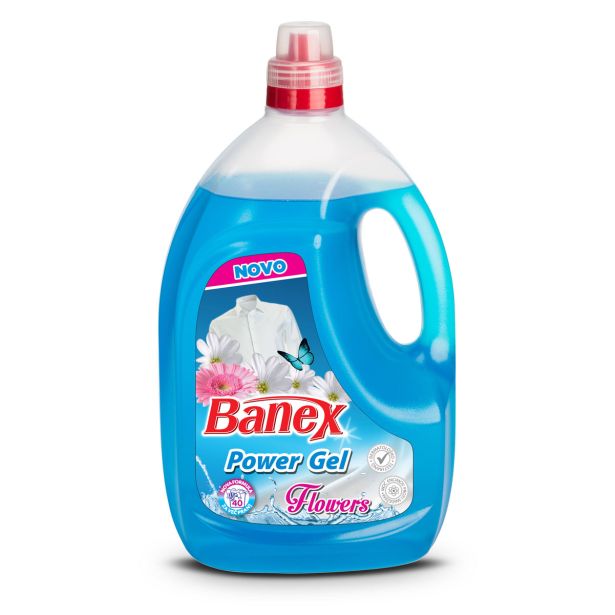 DETERGENT ZA PRANJE BANEX UNIVERZALNI POWER GEL FLOWERS 3L