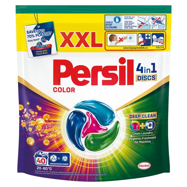 DETERGENT ZA PRANJE PERSIL DISCS COLOR 4 V 1 40 PRANJ