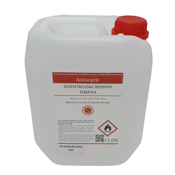 SREDSTVO CHEMCOLOR DEZINFEKCIJSKO 10L 70% RAZK. ZA POVRŠINE IN ROKE