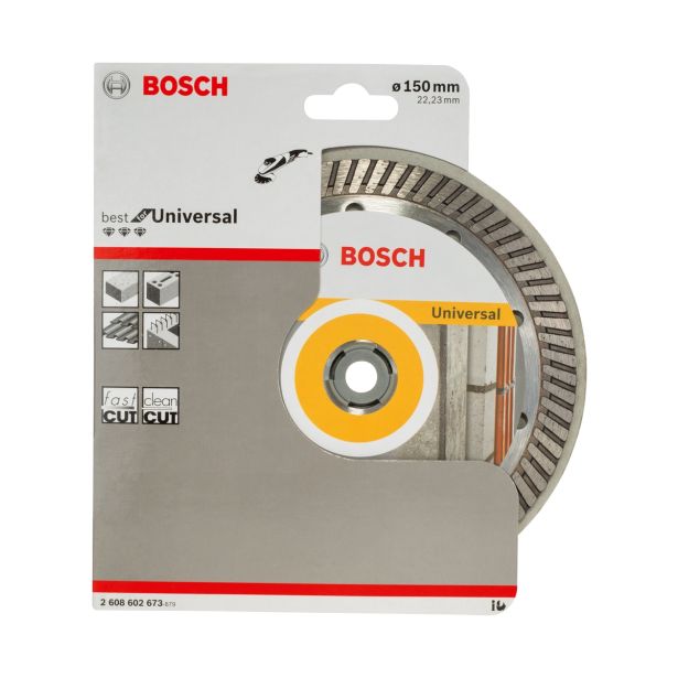 DIAMANTNA REZALNA PLOŠČA BOSCH 150X22.23X2.4 MM SEGMENT 12MM