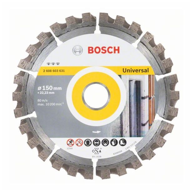 DIAMANTNA REZALNA PLOŠČA BOSCH 150X22.23X2.4X12