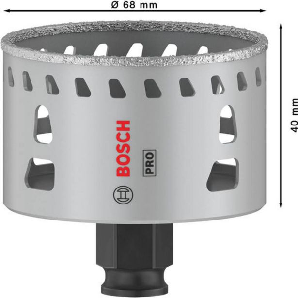 DIAMANTNI SVEDER IN KRONA BOSCH 68 MM PRO TILE PLUS ZA KERAMIKO