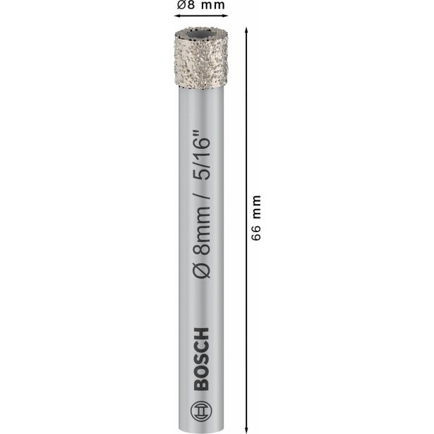 DIAMANTNI SVEDER IN KRONA BOSCH 8 X 66 MM