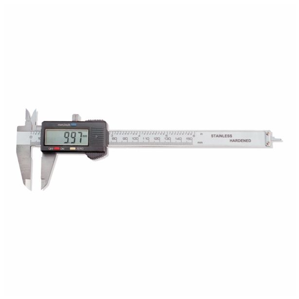 DIGITALNO POMIČNO MERILO TOVARNA MERIL KOVINE 150 MM 0.01