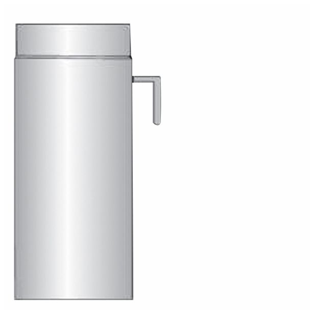 DIMNIŠKI PRIKLJUČEK ASADA CEV FI 130X500 MM Z ZAPIRALOM