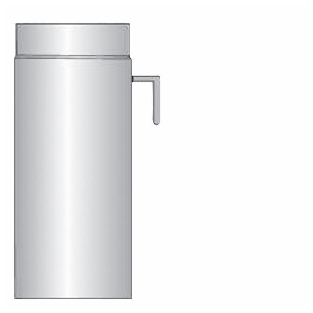 DIMNIŠKI PRIKLJUČEK ASADA CEV FI 150X500 MM Z ZAPIRALOM