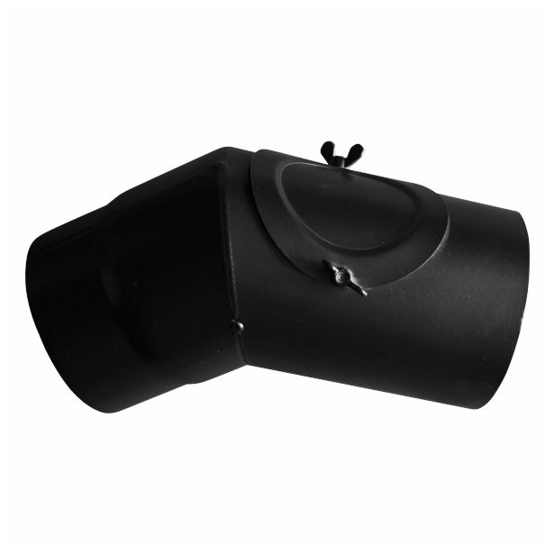 DIMNIŠKI PRIKLJUČEK ASADA KOLENO FI 150/45 S ČISTILNIMI VRATCI