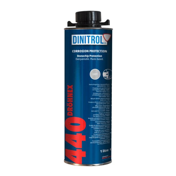 DINITROL 440 ZAŠČITA PRED UDARCI KAMNOV.  SVETLO SIVA. 1000ML