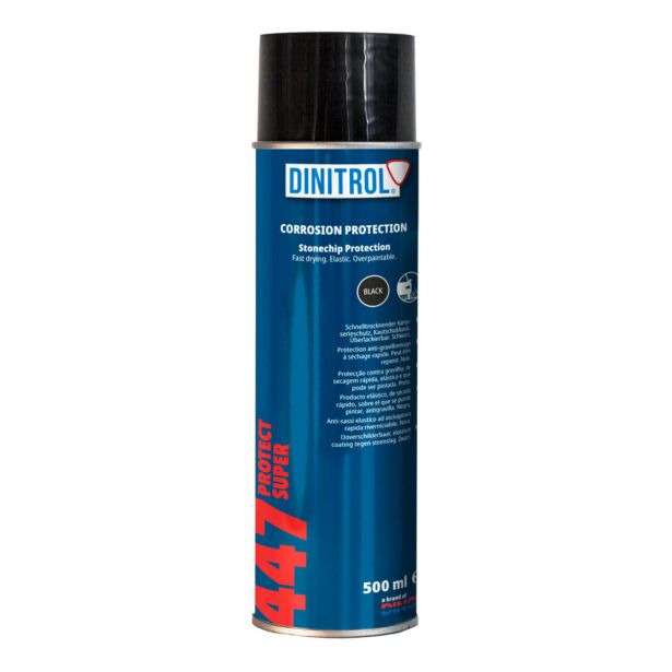 DINITROL 447 ZAŠČITA PRED UDARCI KAMNOV. ČRNA BARVA. 500ML