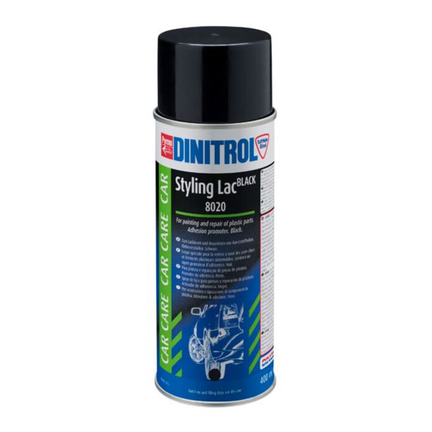 DINITROL 8020 KUNSTSTOFF-STYLINGLACK 400 ML SPRAY SCHWARZ