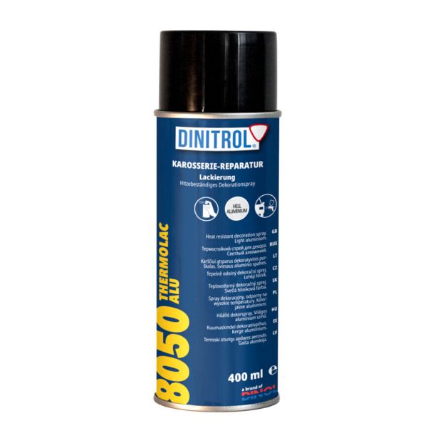 DINITROL 8050 ALUMINIUMFARBE 800°C 400 ML SPRAY