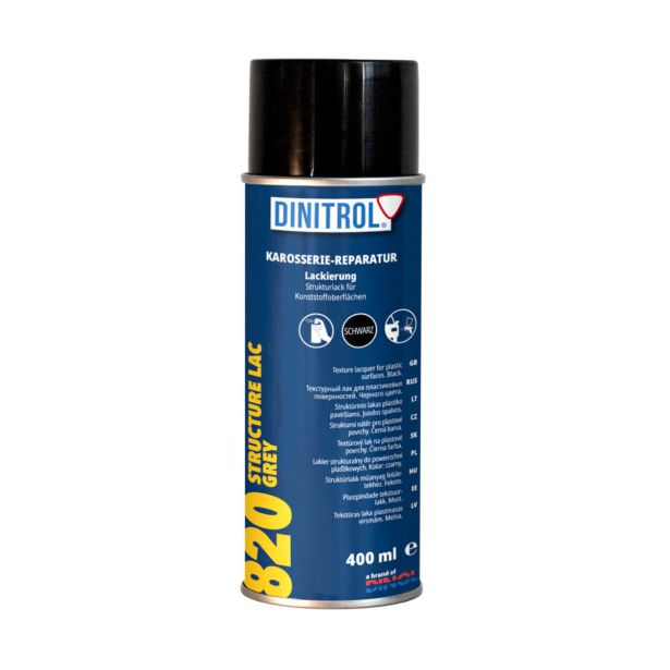 DINITROL 820 STRUKTURNI LAK ČRNI 400 ML