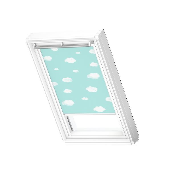 SENČILO ZA STREŠNO OKNO VELUX DKL CK02 4660SWL SIESTA, MODRA Z OBLAČKI