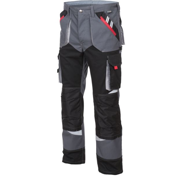 DELOVNE HLAČE SARA DO PASU EXPERT ŠT. XXXL SIVE