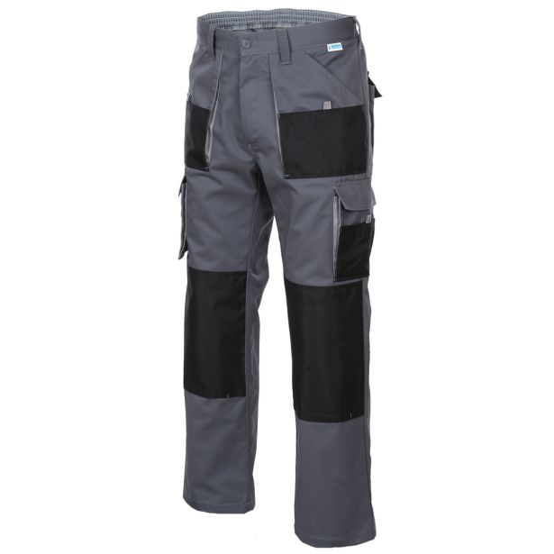 DELOVNE HLAČE SARA ROCKY DO PASU ŠT. L SIVO / ČRNE