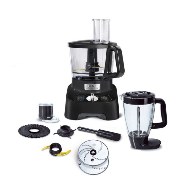 MULTIPRAKTIK TEFAL DOUBLE FORCE, DO821838, 6 NASTAVITEV HITROSTI, VOLUMEN 3 L, MOČ 1000 W, 8 DODATKOV, 28 FUNKCIJ