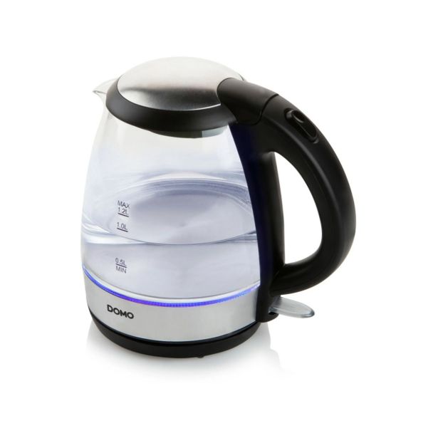 DOMO GRELNIK VODE STEKLO 1,2L DO9218WK