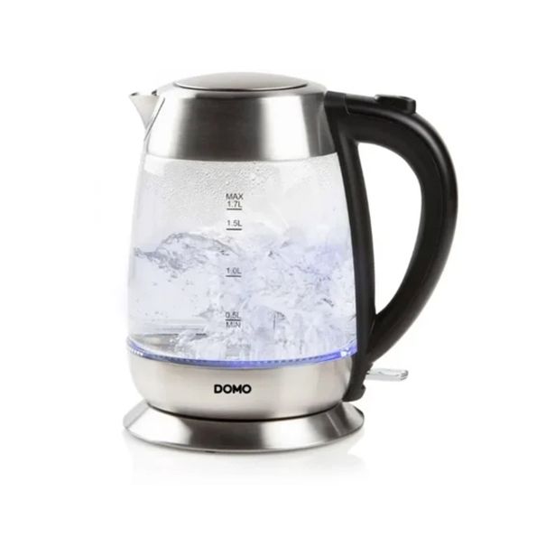 DOMO GRELNIK VODE STEKLO 1,7L DO9229WK
