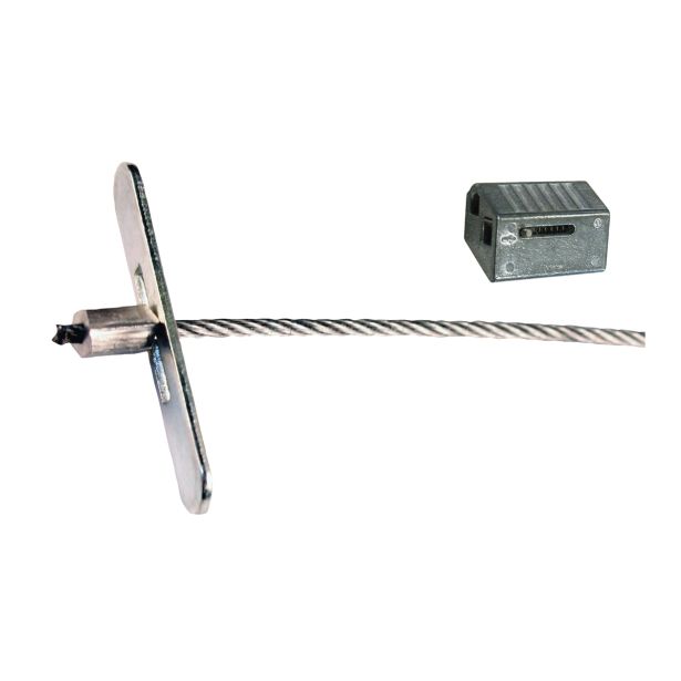 DODATEK DÖRNER + HELMER ŽIČNA VRV S PREČNIM SIDROM, VRV 2MM X 1M