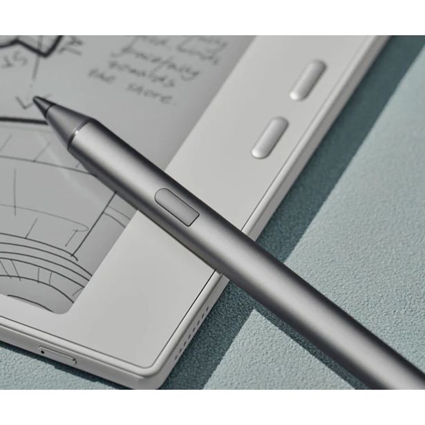 DODATEK ZA E-BRALNIK BOOX INKSENSE STYLUS PISALO, ZA MODEL GO 7 GO COLOR 7 GEN II 4096 NIV. OBČ. GUMB BATERIJA USB-C SIVO
