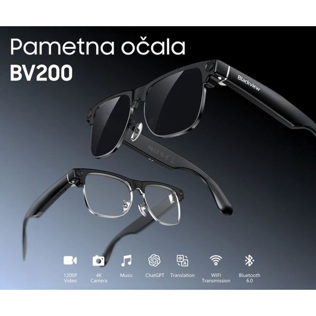 DODATEK ZA GSM BLACKVIEW BV200 PAMETNA OČALA CHATGPT AI