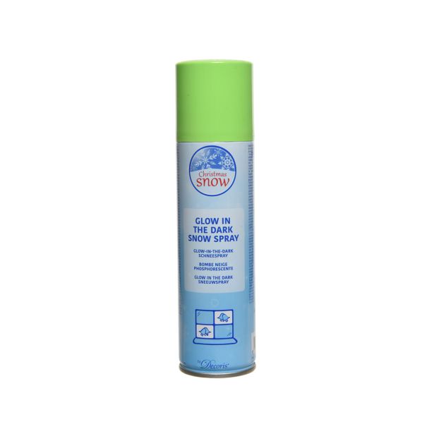 DODATEK ZA JELKO DECORIS SNEG, SVETLEČ V TEMI 150 ML