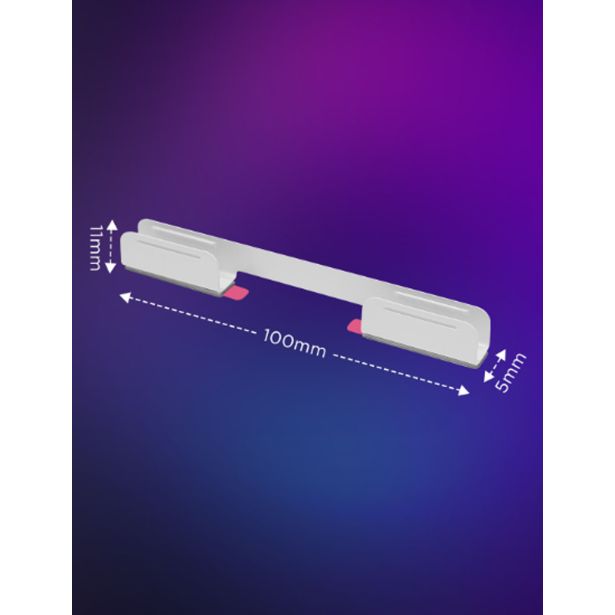 DODATEK ZA PAMETNI DOM GOVEE NEON ROPE LIGHT 2 SPONKE ZA LED TRAK 5 KOS BELE
